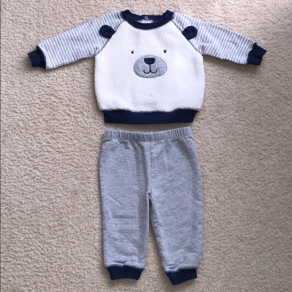 Little Me 2 Piece Sweatshirt and Pant set